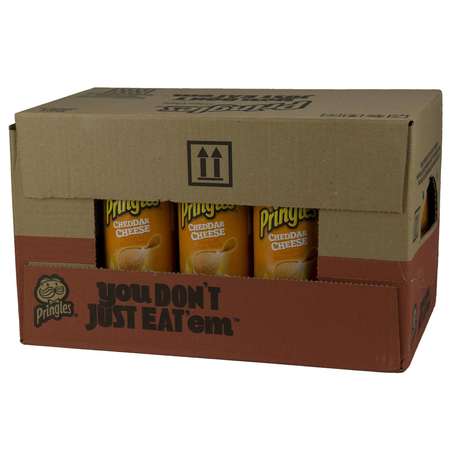 PRINGLES Pringles Cheddar Cheese Potato Crisp 5.5 oz., PK14 3800013856